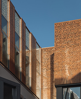 weathering steel building