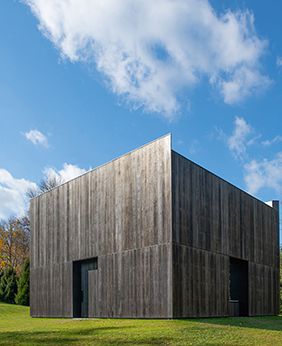 corten steel building