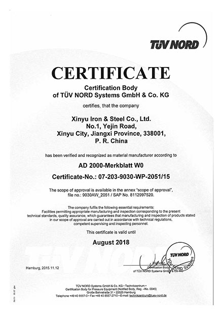 TUV NORD Certificate-2
